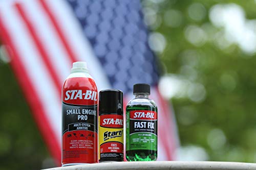 STA-BIL Fast Fix - Small Engine Treatment, Cleans Carburetors & Injectors, Fixes Rough Running Engines, Eliminates Water, Carb Cleaner & Fuel Injector Cleaner, 4oz (12 Pack)