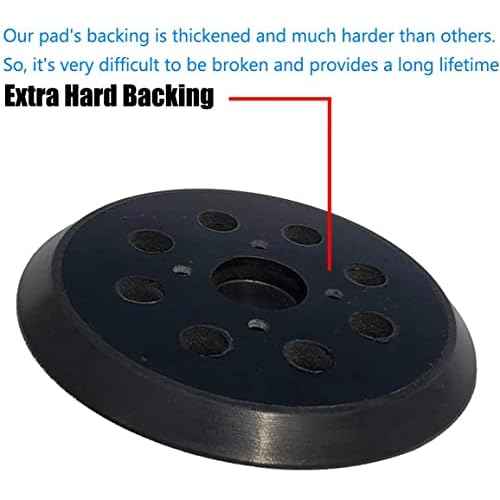 5 Inch Sander Pad Replacement for Ryobi #300527002, Hook and Loop Sander Backing Pad Compatible with Ryobi RS290, RS280/RS280VS, RS281VS, P411 Random Orbit Sander
