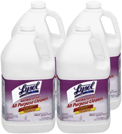 Lysol Professional Antibacterial All Purpose Cleaner, 128 Ounce (Pack of 4)
