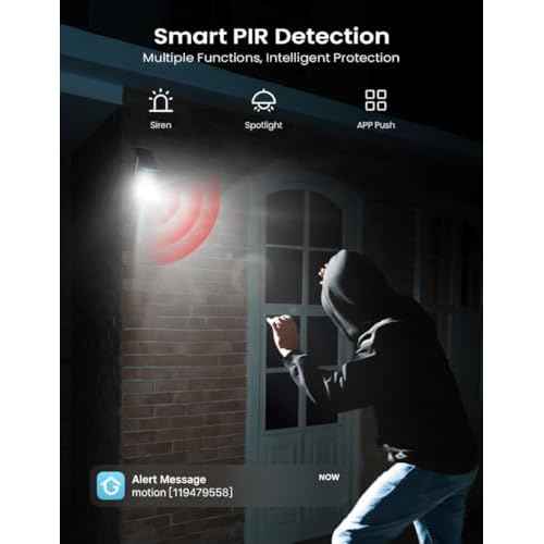 ieGeek Solar Security Camera Wireless Outdoor ? 2K 3MP WiFi Camera with Removable Solar Panel, Long Battery Life, 360¡Æ Pan Tilt, Color Night Vision, AI Detection, 2-Way Audio, IP65 for Home Security