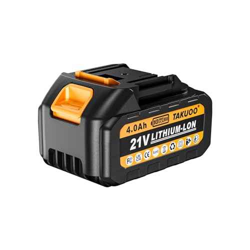 1 Pack 4.0 Ah Replacement Battery 21V Lithium Battery for 1/2 Inch Impact Wrench Cordless Tool