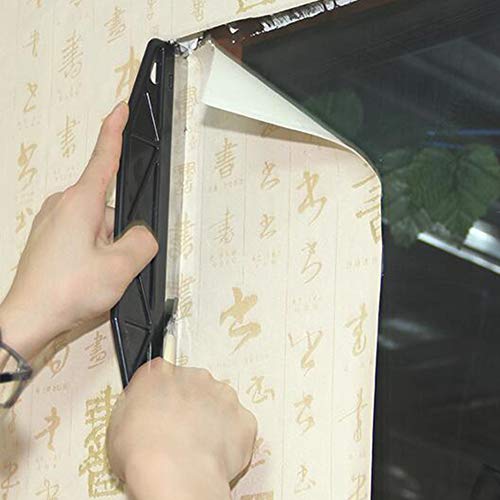 Paint Trim Guard, Multi-Purpose Paint Wallpaper Scraper, Stainless Steel Paint Shield,for Cutting in, Paint Guide & Measurement, Trim, Floor Cleaning Tool