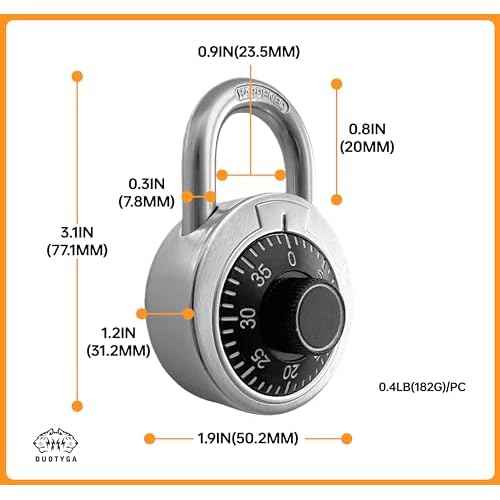 Combination Padlock with Key, 2 Pack 2 Keyed Alike Matching Key, Combination Locker Lock for Toolbox, School and Gym Locker, Employee and Case, Black