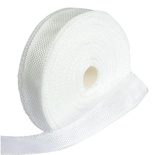Fiberglass Cloth Tape | 6 oz | Glass Fiber Mesh Joint Tape ??Repair and Reinforcement Heat Insulation E-Glass Size 1 inches Wide, 33 Yards (2.5cm x 30m