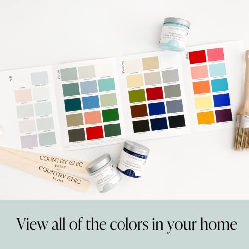 Country Chic Paint Color Card - 50 Furniture Paint Color Swatches
