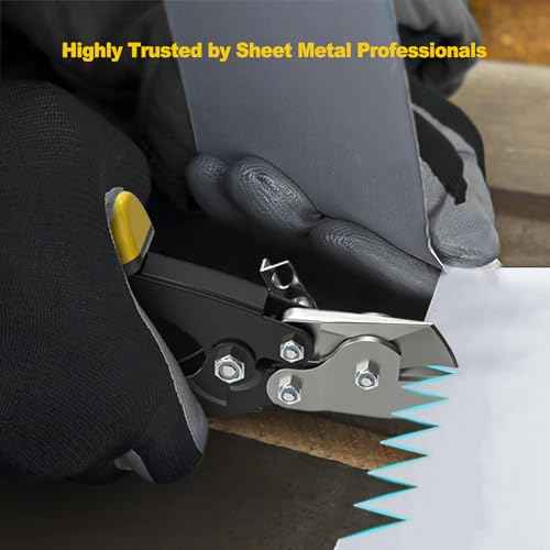Sheet Metal Hand Notcher£¬Duct Notcher Tool£¬Sheet Metal Tools£¬Sheet Metal Notcher£¬HVAC Tool V Notcher for Ductwork and Sheet Metal, Cuts 30-Degree V Notch,Efficient and Precise