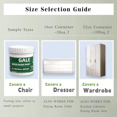 Water Based Wood Paint No Sanding or Priming, Quick Drying Multi-Surface Paint for Indoor Outdoor Cabinets, Walls and Doors - Low Odor/Non-Toxic, Semi-Gloss White, 8 Oz