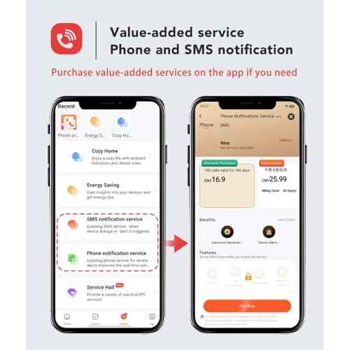 Smart Smoke Detector Fire Alarm with Replaceable Battery, Wi-Fi Smoke Detector, Real-Time App Notifications, 3-Pack