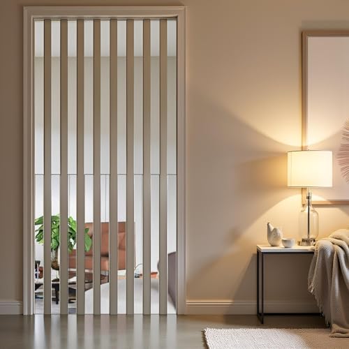 10 Pcs Mirror Wall Stickers Striped Design Mirror Art Tile Decal DIY Self Adhesive Wall Line Border Decals Removable Acrylic Mirror Sheets Wall Sticker and Murals for Home Decor (5 * 20cm)