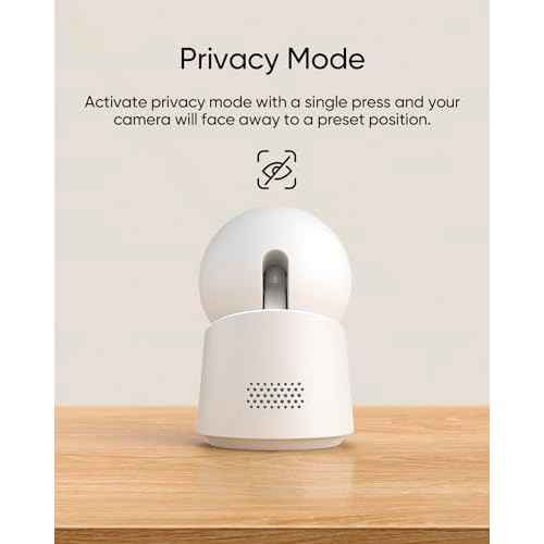 eufy Security Indoor Cam C220, Home Security Camera, 2K Resolution with 360¡Æ Pan and Tilt, Plug-in Security Indoor Camera, Only Supports 2.4GHz Wi-Fi, Human/Motion Al, Night Vision, HB3 Compatible