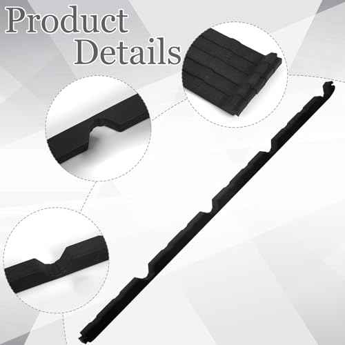 35 Pcs 9 in Metal Roofing Foam Closure Strips Panels 3 ft Long Inside Outside Classic Rib Profile Roof Closure Strips for Insulation Weather Barrier and Noise Moisture (Exterior)