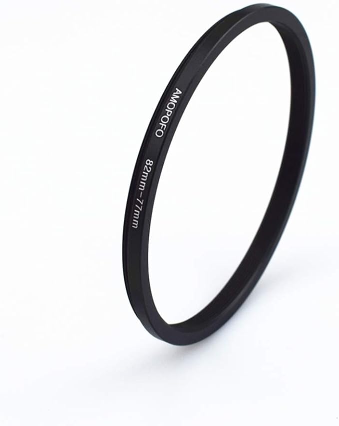 82mm to 77mm /82mm-77mm Step-Down Ring Filter Adapter for All Brands UV,ND,CPL,Metal Step-Down Ring Adapter