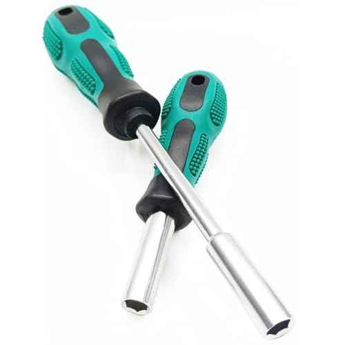2-Piece Bit Driver Handle, 1/4¡È Magnetic Bit Holding Screwdriver Handle, 190mm and 110mm Long with Non-slip Handle, 6.35mm Hex Nut Driver for Bits
