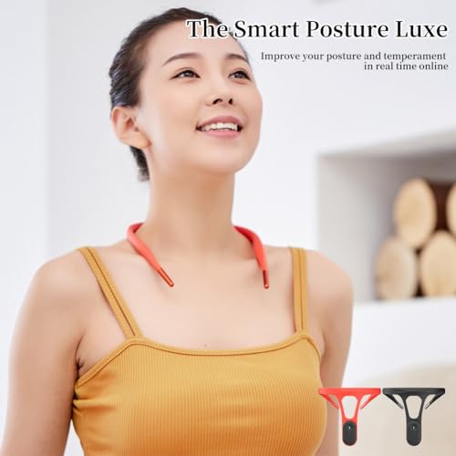 The Smart Posture Luxe - Invisible Posture Corrector for Men & Women, Adjustable Back Brace for Straight Posture, Comfortable & Breathable Posture Support for Office, Driving, Workouts (black*1)