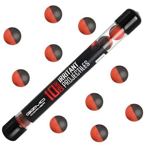68 Caliber Self Defense Balls, Powerful Irritant Formula, 68 Caliber Pepper Balls for Non Lethal Protection, OC Spray Balls for Maximum Strength