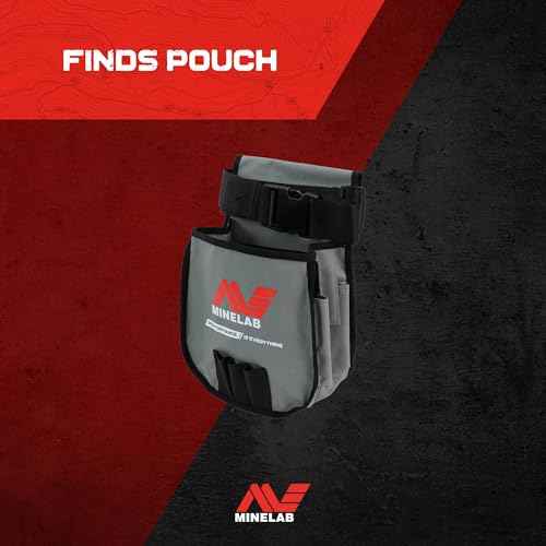 MINELAB Multi Pocket Finds Pouch with Secure Straps and Hard Shell