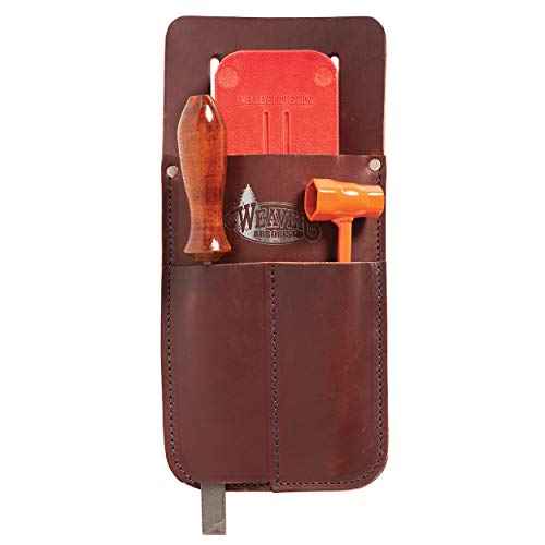 Burgundy Leather Lifting Tong Holder, Model Number: 08502-06