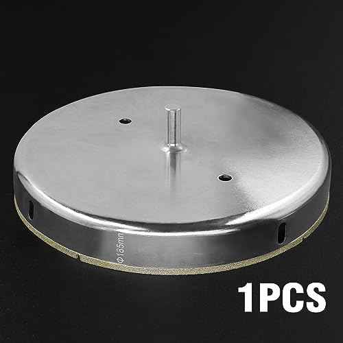 7-1/4 Inch Diamond Drill Bits, Glass Tile Hole Saw, Suitable for Ceramic, Glass, Tile, Porcelain, Marble