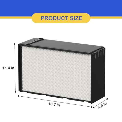 2 Pack 1045 Super Wick Filters Replacement, Compatible with Essick Air AIRCARE Humidifier Model H12300 H12300HB H12400 H12400HB H12600 H12001 H12AEUO H12AUKP Series Humidifiers