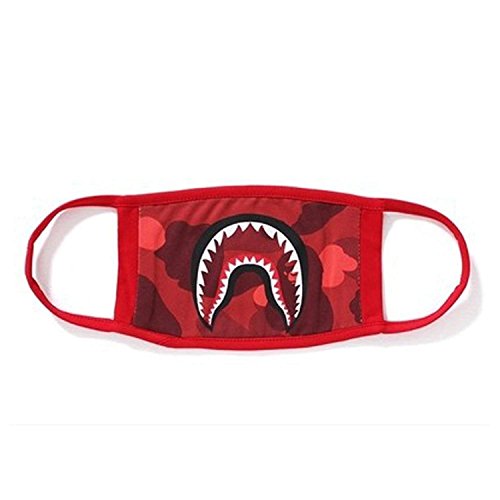 7-pack shark patterns Cotton dust masks,cotty mask funny Anti-dust Face mask,Ski Cycling Camping Half Face Mouth Masks