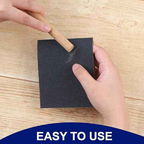 Romeda 72Pcs Sand Paper, 9x3.6 Inches, Silicon Carbide, 120/150/180/240/320/400/600/800/1000/1500/2500/3000 Grit, Wet/Dry, Compatible with Wood, Metal, Plastic