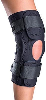 ProCare Reddie Hinged Knee Support Brace: Neoprene Wrap-Around, MCL and LCL Sprains, Medium