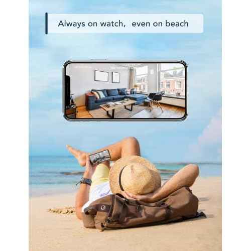 GNCC Indoor Security Camera, 2 Packs 1080PCameras for Home Security Wi-Fi Cameras, Motion/Sound Detection, Night Vision, 2-Way Audio, Real-Time Alert, Cloud & SD Card Storage, 2.4G WiFi Only