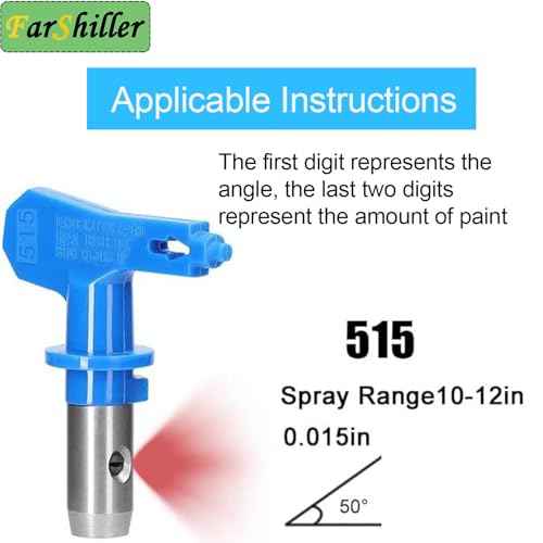 Spray Tip Nozzle 515 Airless Paint Sprayer Tips for Airless Sprayer