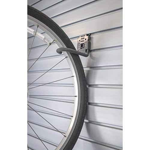 HandiWall 5" Bike Hook with Locking Bracket for Bike Storage on Garage Slatwall Panels