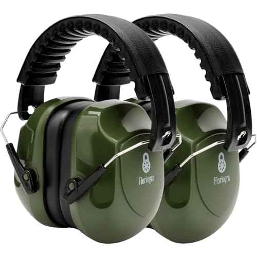 2 Pack 34dB Noise Canceling Headphones For Shooting, Hearing Protection Earmuffs, Ear Protection Headphones, Thickened Headband Ear Muffs For Noise Reduction For Shooting, Construction,Mowing