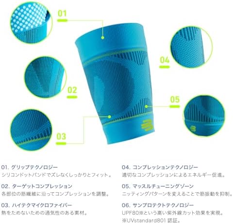 Bauerfeind Sports Compression Upper Leg Sleeves (1 Pair) - Thigh & HamstringCompression for Improved Blood Circulation