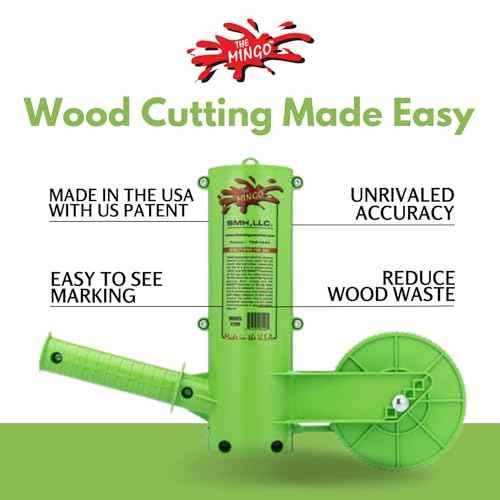 THE MINGO Marker Firewood Measuring Tool - Chainsaw Firewood Marking Tool With 18 Inch Marking Wheel - Log Paint Marker -Firewood Measuring Tool - Logging Tools (Mingo Marker With 18" Wheel)