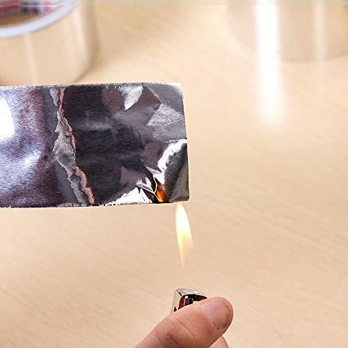 LLPT Aluminum Foil Tape 2 Inches x 50 Feet 5.9 Mil Extra Thick Strong Adhesive HVAC Sealing Hot Cold Air Duct Tape for Pipe Metal Repair (AF207)