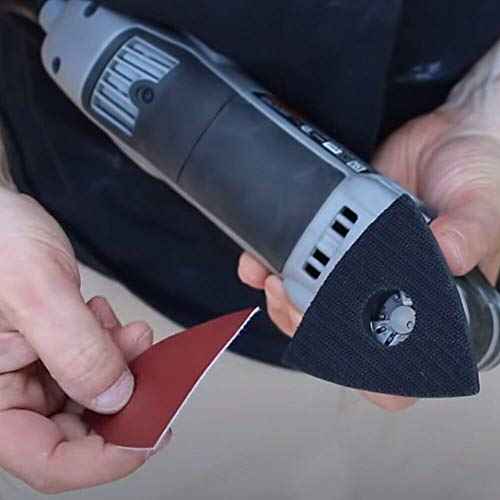 Oscillating Tool Sanding Pad£¬HEMUNC 3-1/8 Inch Triangle Sanding Pads 3PCS Fit Oscillating Multitools like Dewalt, Fein Multimaster, Bosch, Dremel, Makita, Milwaukee, Rockwell, Ryobi, Craftsman, Ridgid