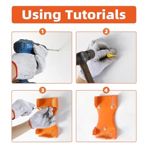 Leaf Blower Hanger, 1 Pack Handheld Blower Rack for Garage Wall, Leaf Blower Holder, Only Compatible with Stihl BG-50, BG-56, BG-66, SH-56