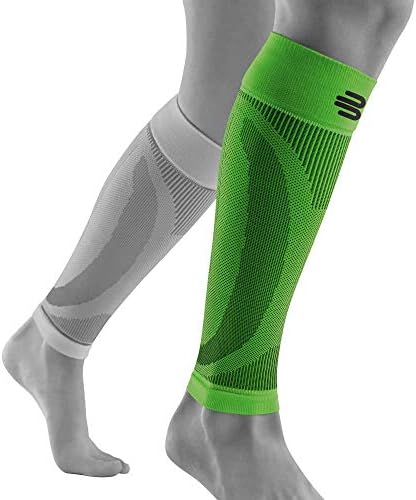 Bauerfeind Sports Compression Lower Leg Calf Sleeves (1 Pair) - Improved Circulation, Airknit Fabric Breathable, Washable