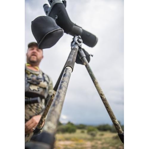 BOG Adrenaline Switcheroo Shooting Rests, Monopods, Bipods, and Tripods with Universal Shooting Rest Heads, Leg Lever Locks, and Lightweight Aluminum Construction for Hunting, Outdoors