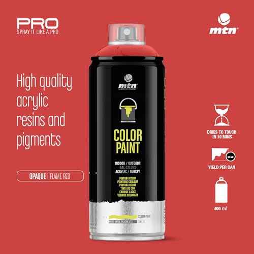 Montana Colors MTN PRO RAL-3000 Rojo Vivo 400ml