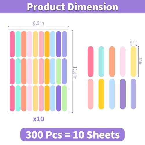 AOWDIAO 300 Pcs Confetti Wall Decals - Peel and Stick Sprinkle Vinyl Stickers for Kids Bedroom, Nursery & Party Decor