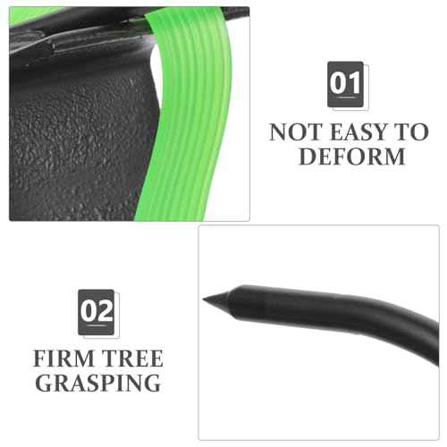 GANAZONO Tree Climbing Spike Set Safety Adjustable Belt Lanyard Rope Belt 2 Gears