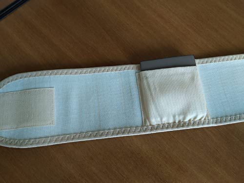 Umbilical Ventral Belt Hernia Reduction Binder With Navel Pad, Abdominal Support for men and women. Hernia support comfort band and bandage. (#1 for Waist Circumference: 23-29 inch (60-75 cm))