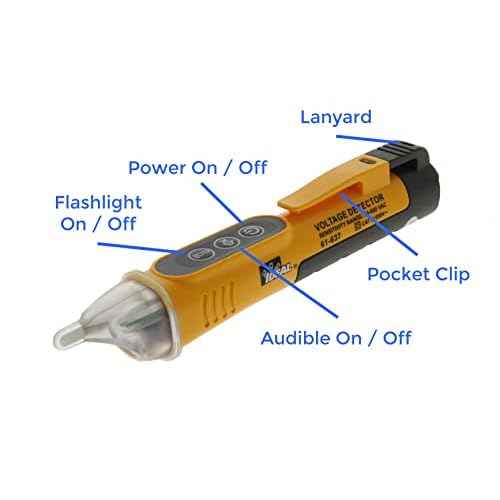 IDEAL Electrical 61-637 Single Range 24 to 1000V AC NCVT w/Flashlight