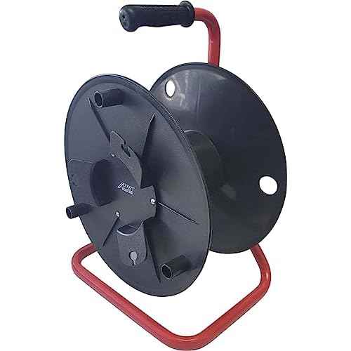 Audio2000'S ADC271C Deluxe Portable Cable Reel/Cord Reel, Capacity: 720 feet of 6mm Cable/Cord