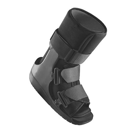 Centec Walker Boot (Non-Air) - Medical Grade Immobilization for Strains, Sprains & Stable Fractures | Breathable Material (Low Top, High Top) (HIGH TOP/XS)
