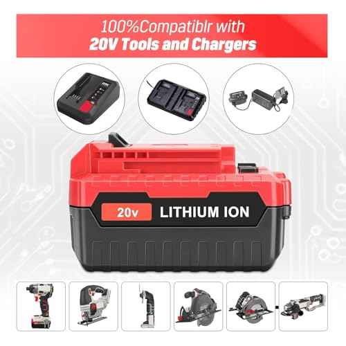 CPY 20V 7.0Ah Battery 2-Pack Replacement for Porter Cable 20V Battery, Compatible with PCC685L PCC680L PCC682L PCC685LP Replace with Porter Cable 20 Volt Lithium-ion Batteries