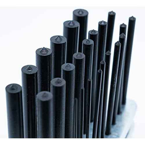 25 Piece Transfer Punch Set 1mm to 13mm by 0.5mm
