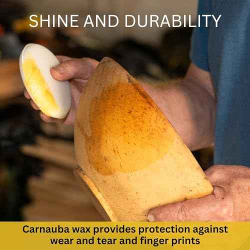 Beeswax Woodcut Premium 7oz, Wood Cream, Food Safe for Cutting Boards, Woodturning, Furniture, Benchtops, Cupboards, Baby Toys, Floors and Leather. Aluminium Container with Sponge