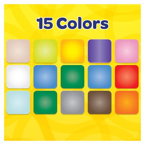 Crayola Model Magic (30 Pack), Air‑Dry Modeling Material for Kids, Soft Modeling Clay Alternative for Arts & Crafts, 15 Colors, 1 oz Packs, Classroom Supplies
