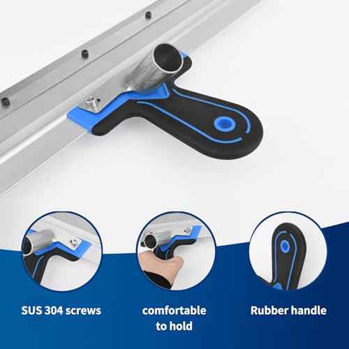 Self-Levelling Cement Tool Kit,Spike Roller for Self Leveling Cement,Epoxy Floor Tools,Roller Brush,Floor Construction Roller Spiked Shoes,Stainless Steel Scraper Self-Leveling Rake