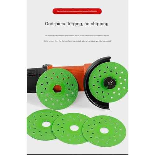 6PCS 115 * 22.23MM Rock Slab Grinding Disc,Discos para Cortar Ceramica,Diamond,Marble,Tile, Glass Cutting Disc (6)